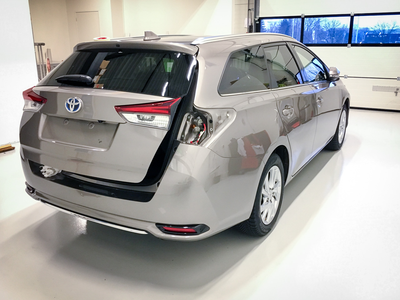 Wagenpark belettering Zuid-Hollands Landschap.
De kickoff was deze Toyota Auris