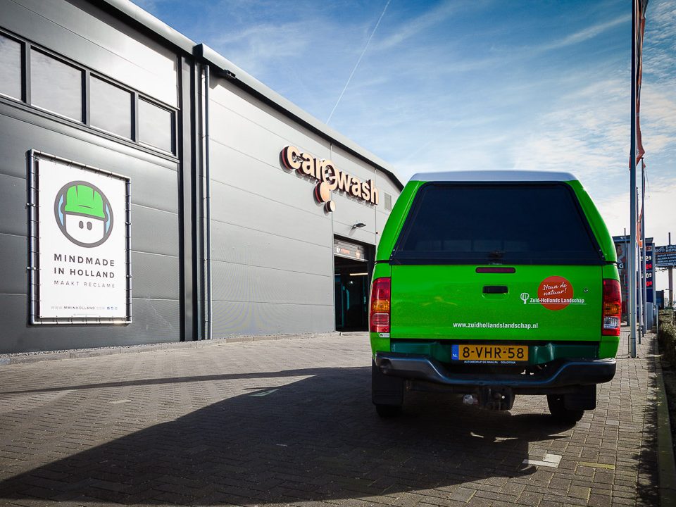 Wagenpark belettering Zuid-Hollands Landschap.
Toyota Hilux
