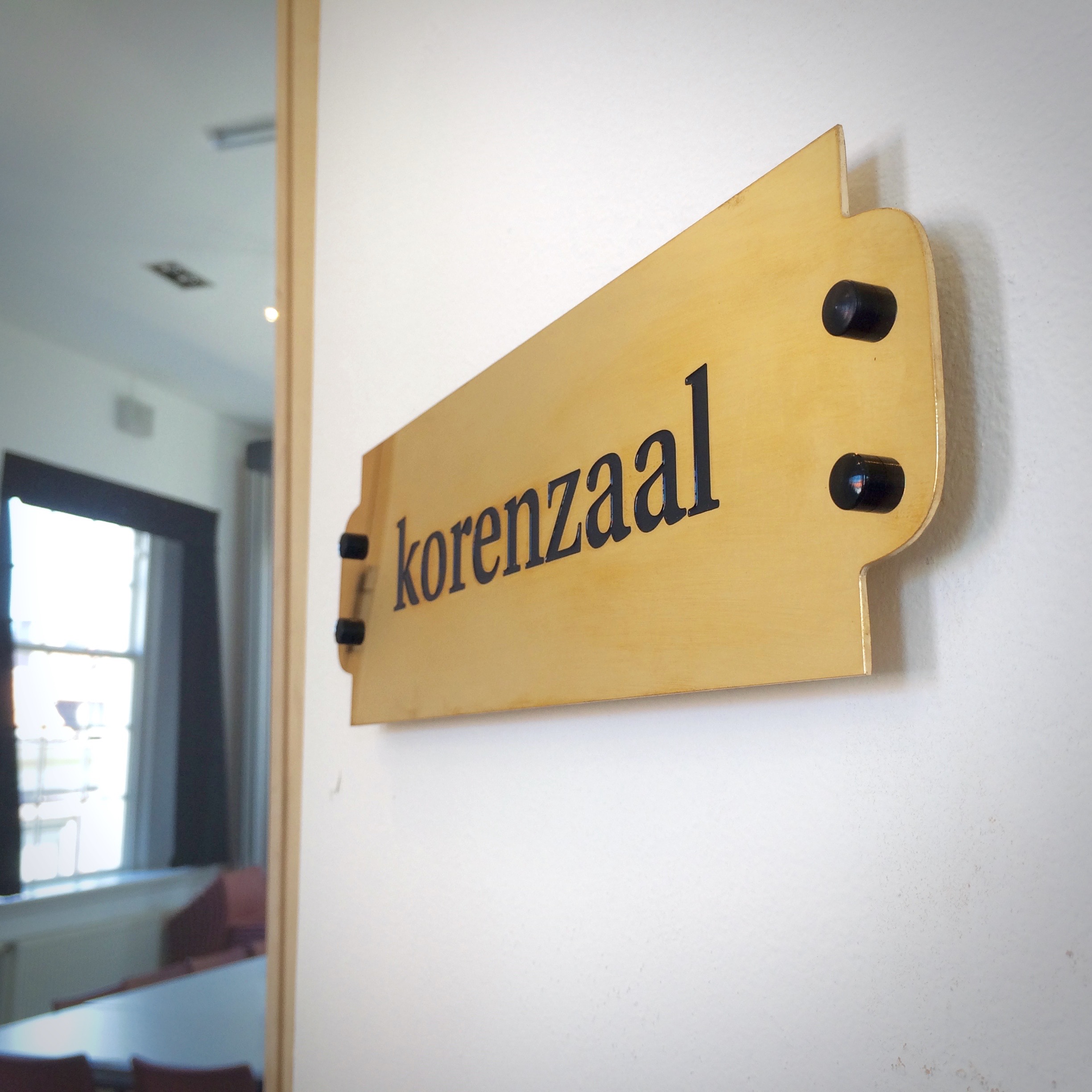 Bewegwijzering Korenbeurs Schiedam