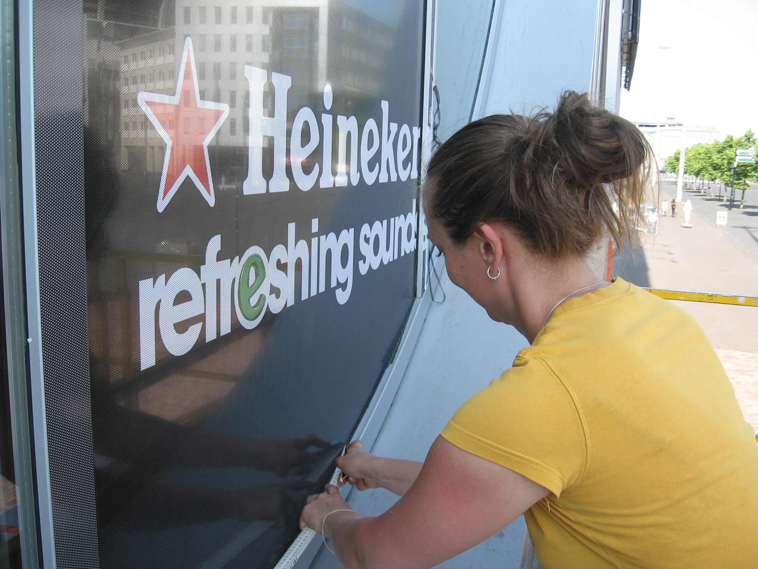 Raambelettering Heineken Music Hall
